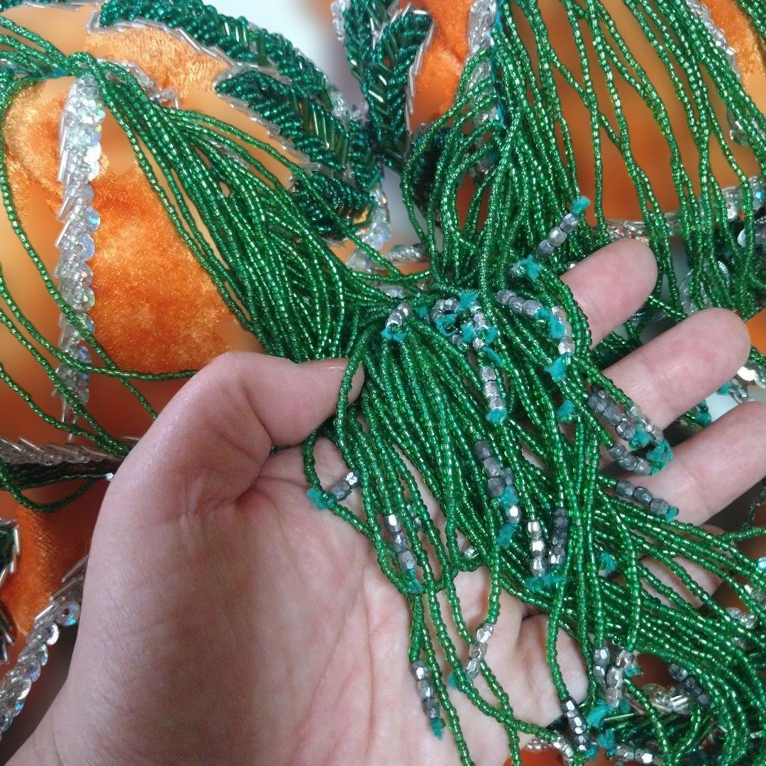 ベリーダンス衣装　中古フルセット　ターキッシュスタイル　★サンバにも！