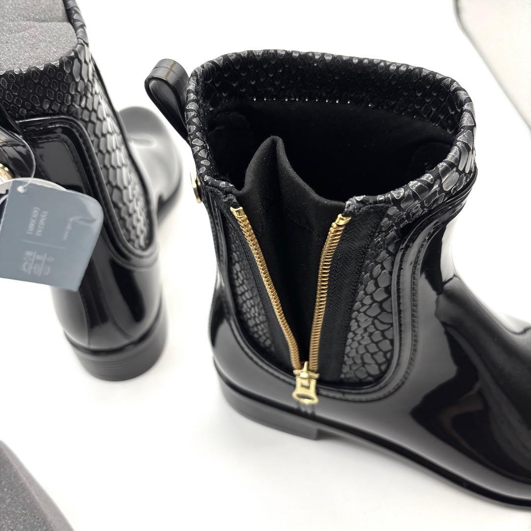 【完全未使用品】igor レインシューズ スペイン製39（25cm）ブラック箱