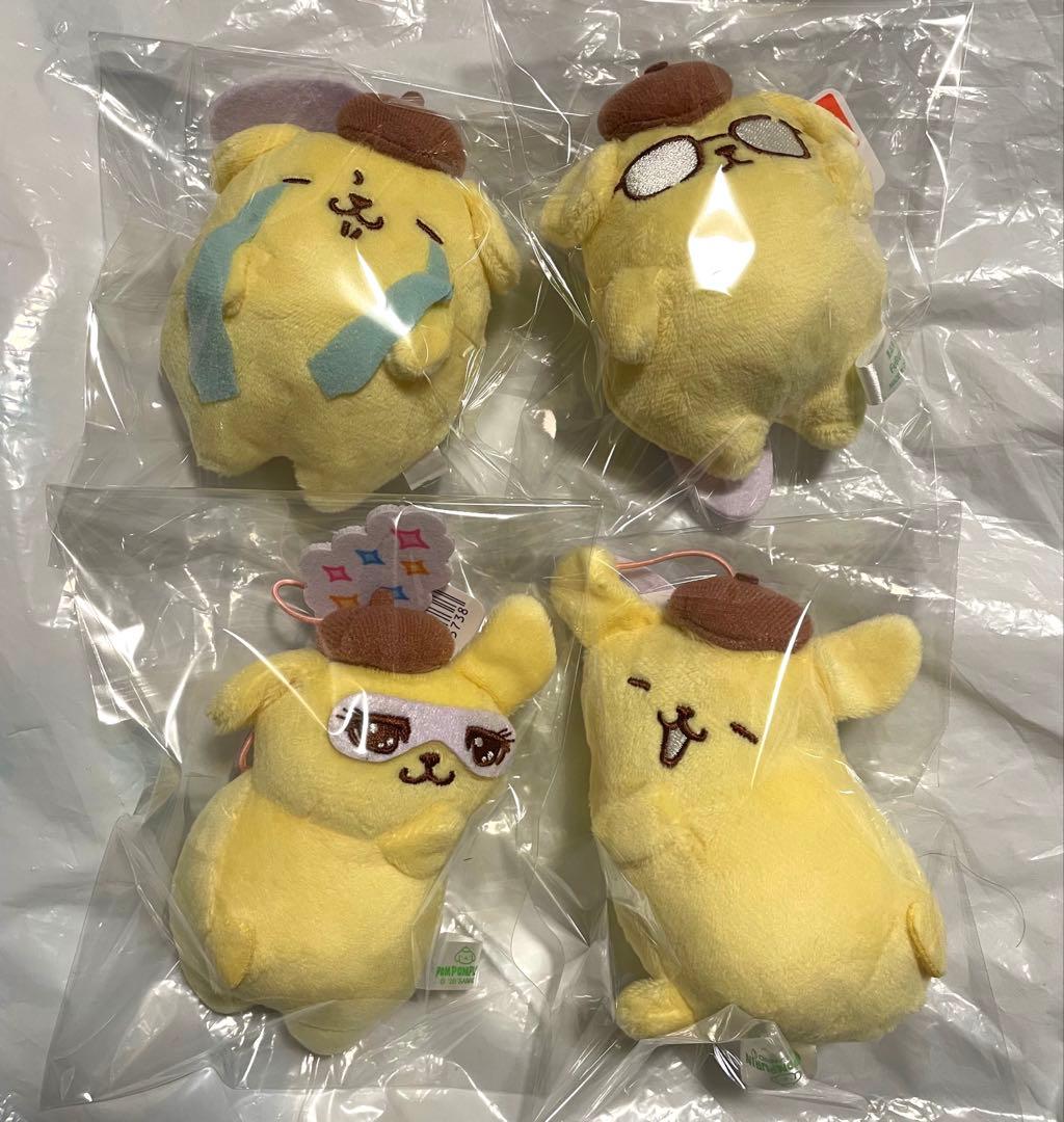ポムポムプリン わらって♪もっと動くプリンマスコット　4種セット