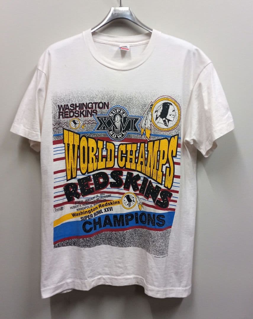 NFL 1992年 スーパーボウル レッドスキンズ Tシャツ USA製
