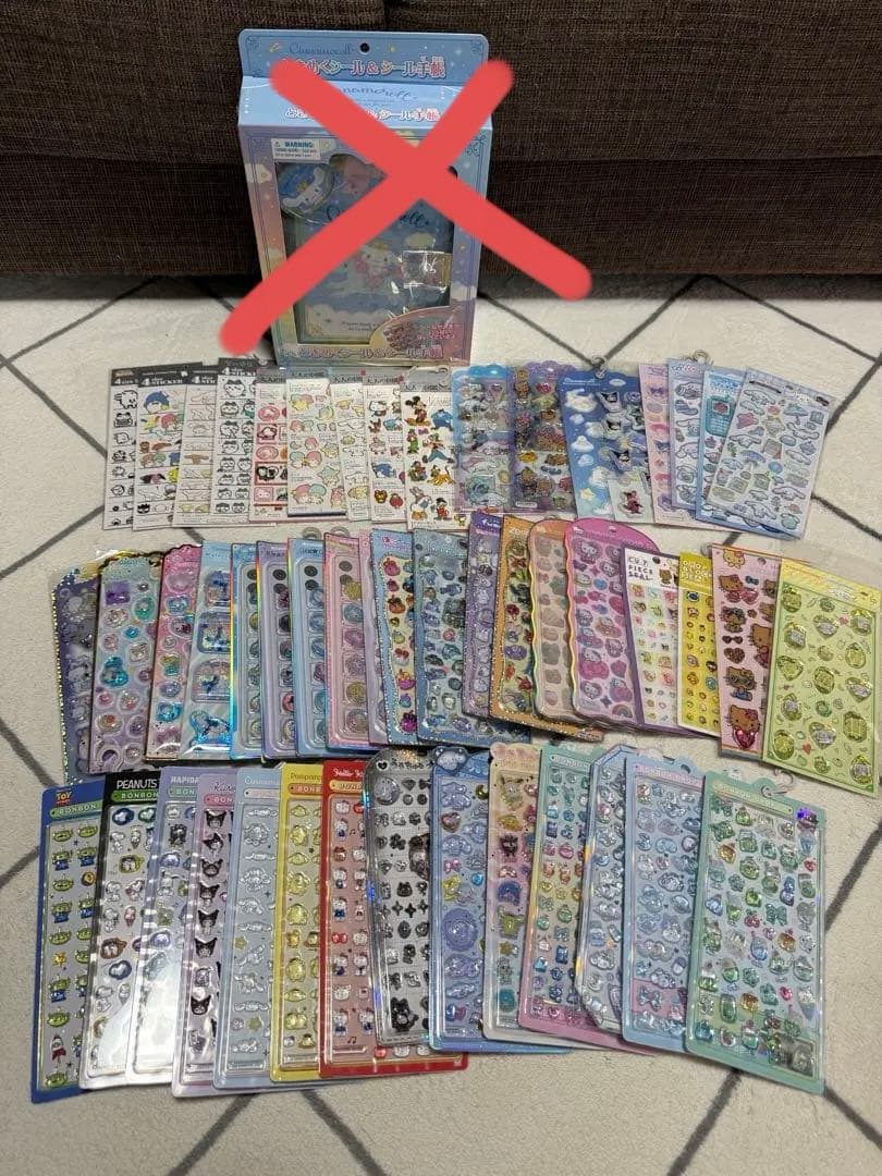 ボンボンドロップ　うるちゅる　シール　50点＋手帳　まとめ売り