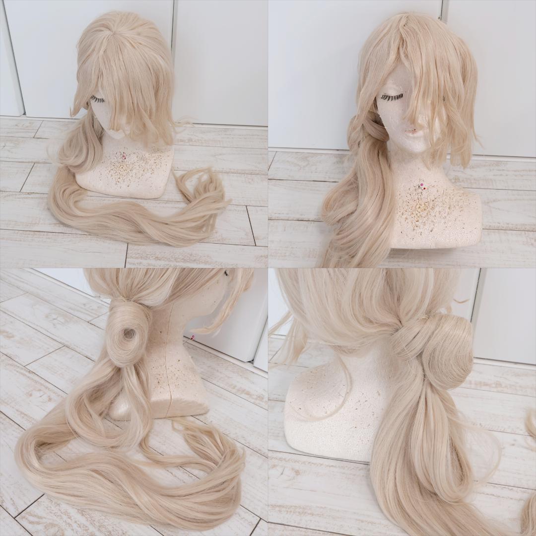 刀剣乱舞　今剣　通常　正装　戦闘衣装＋ウィッグ＋靴（一本下駄）　Ｍ