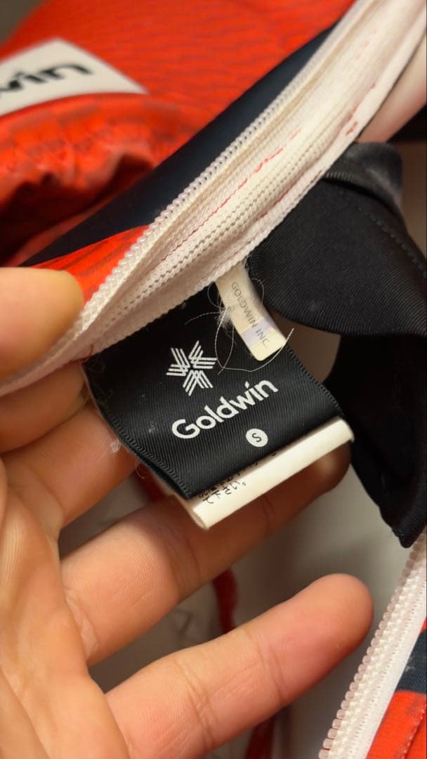 Goldwin フルスーツ Sサイズ オレンジ・ネイビー ワンピース