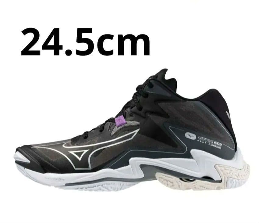 美品★ミズノ ウェーブライトニングZ8 MID バレーボールシューズ24.5cm