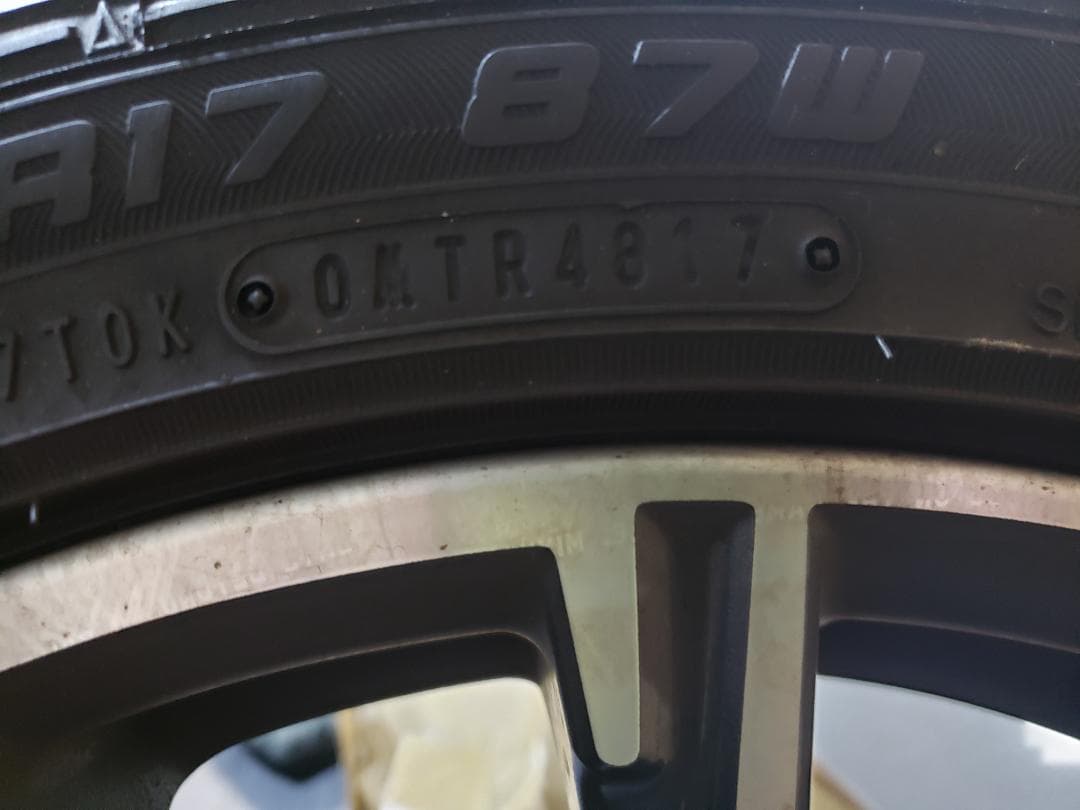 86　zn6後期純正ホイール4本