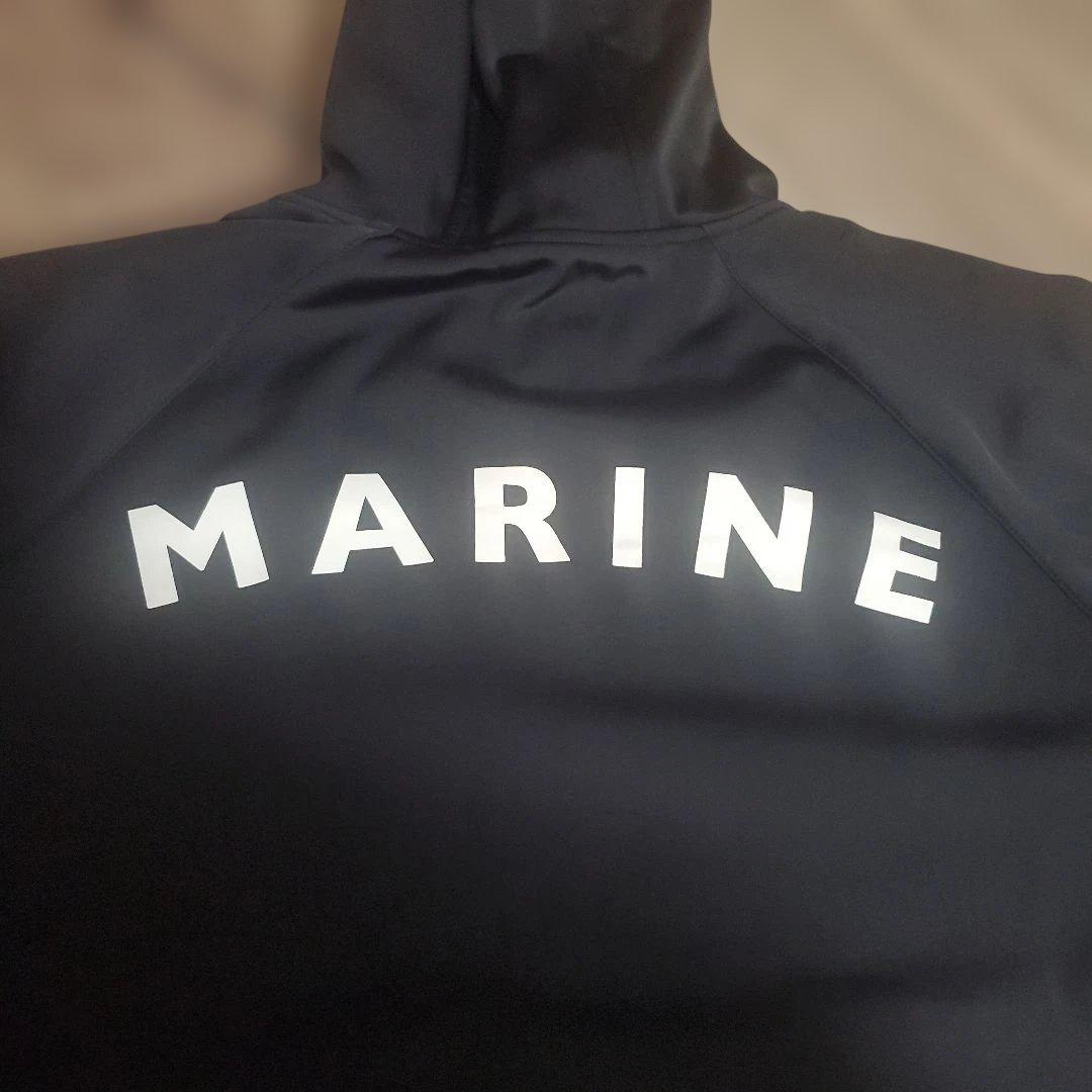MUTA MARINE フード付ナイロンパーカーsize7(XL)黒