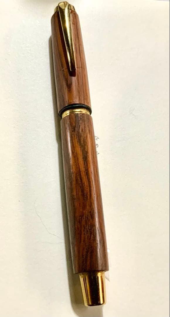ブラジリアン　ローズウッド　ハカランダ万年筆　ペン先14K