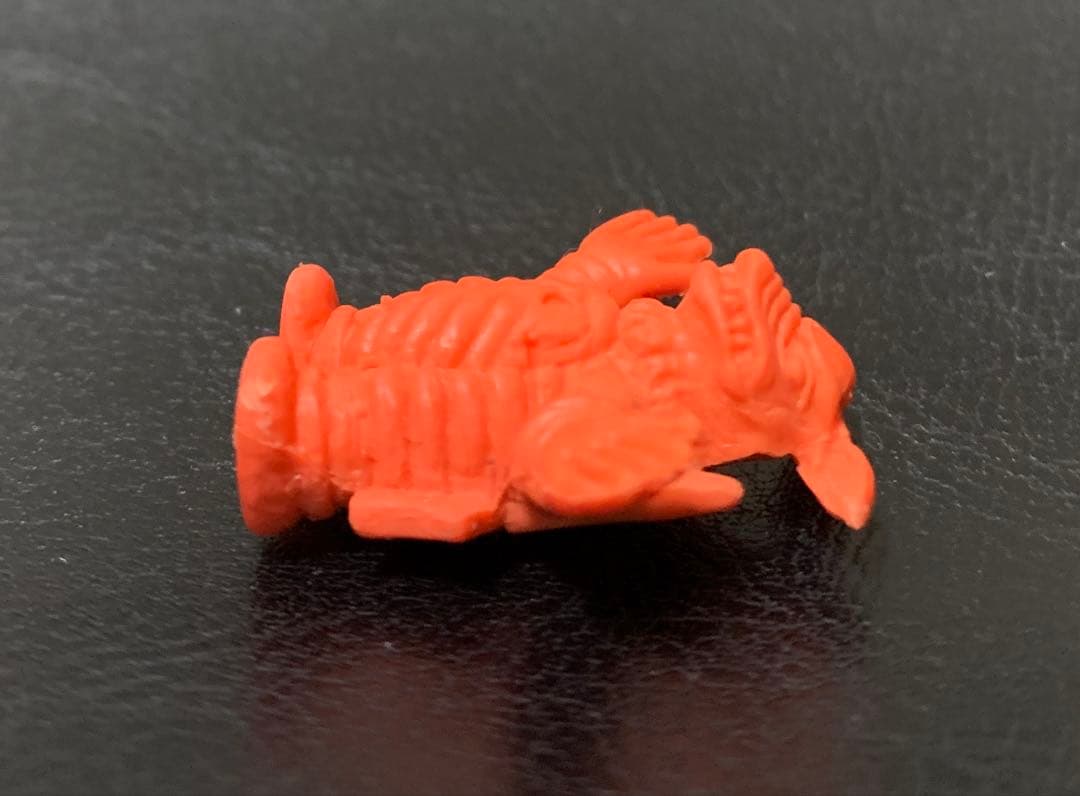 ウルトラ怪獣消しゴム　バイブ星人（橙色）　ポピー　当時物　希少　昭和レトロ