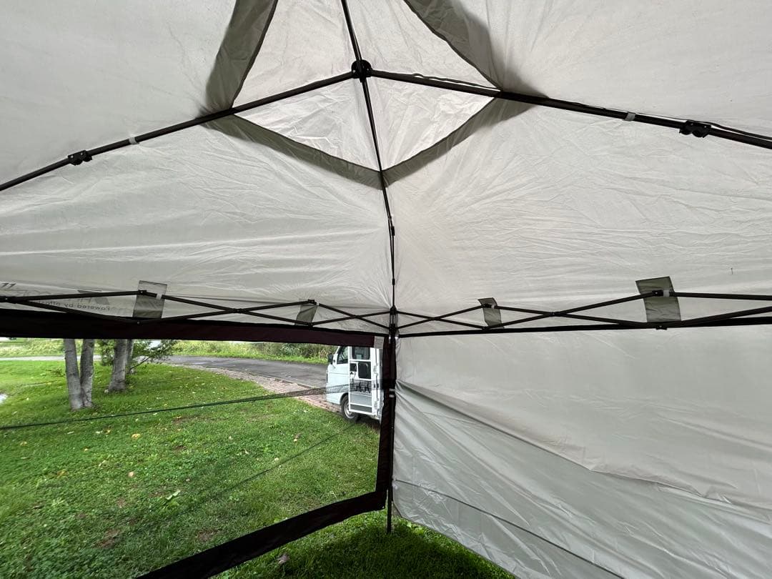 FIELDOOR ワンタッチタープテント3×3m サイド+ウォール/エントランス