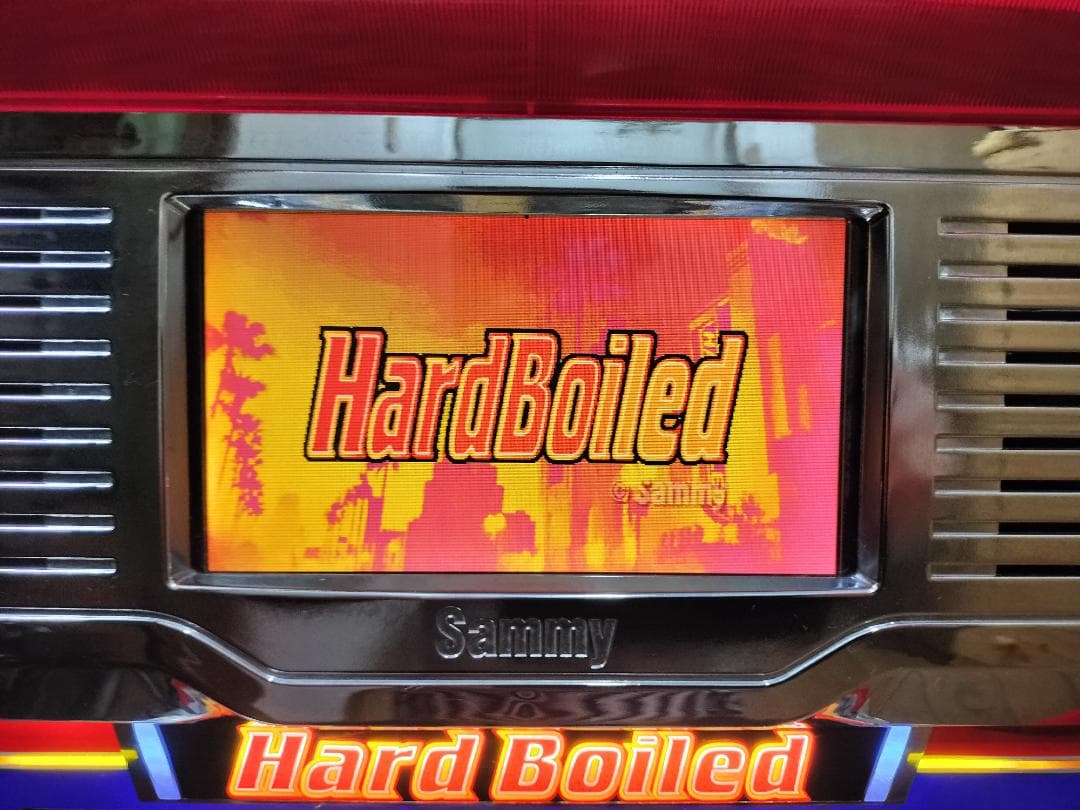 【パチスロ実機】サミー★ハードボイルド２【オートプレイ付不要機付】４号機
