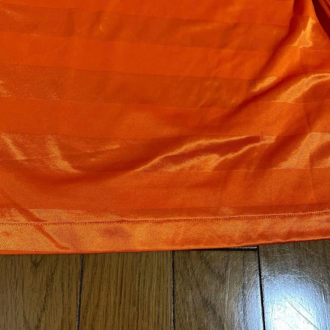 adidas デサント　80〜90s 長袖 オレンジ　ヴィンテージ　トレフォイル