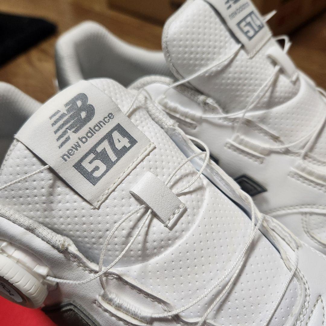 ニューバランス ゴルフシューズ 574 v4 SL BOA スパイクレス