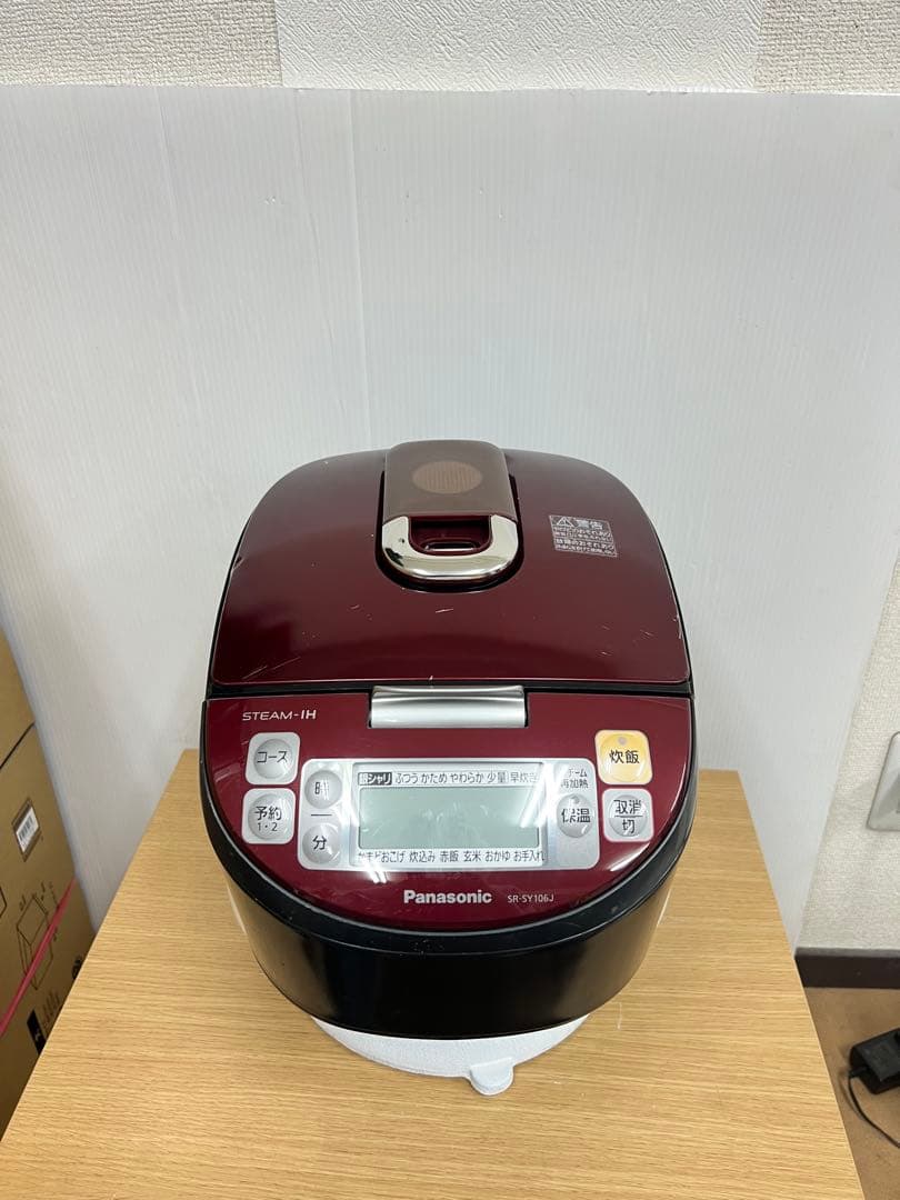 Panasonic スチームIH炊飯器 SR-SY106J 2018年製