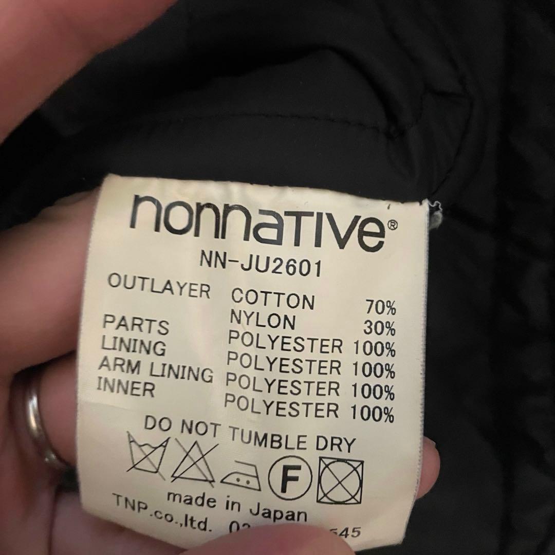 nonnative TROOPER PUFF COAT 中綿コート黒 M相当