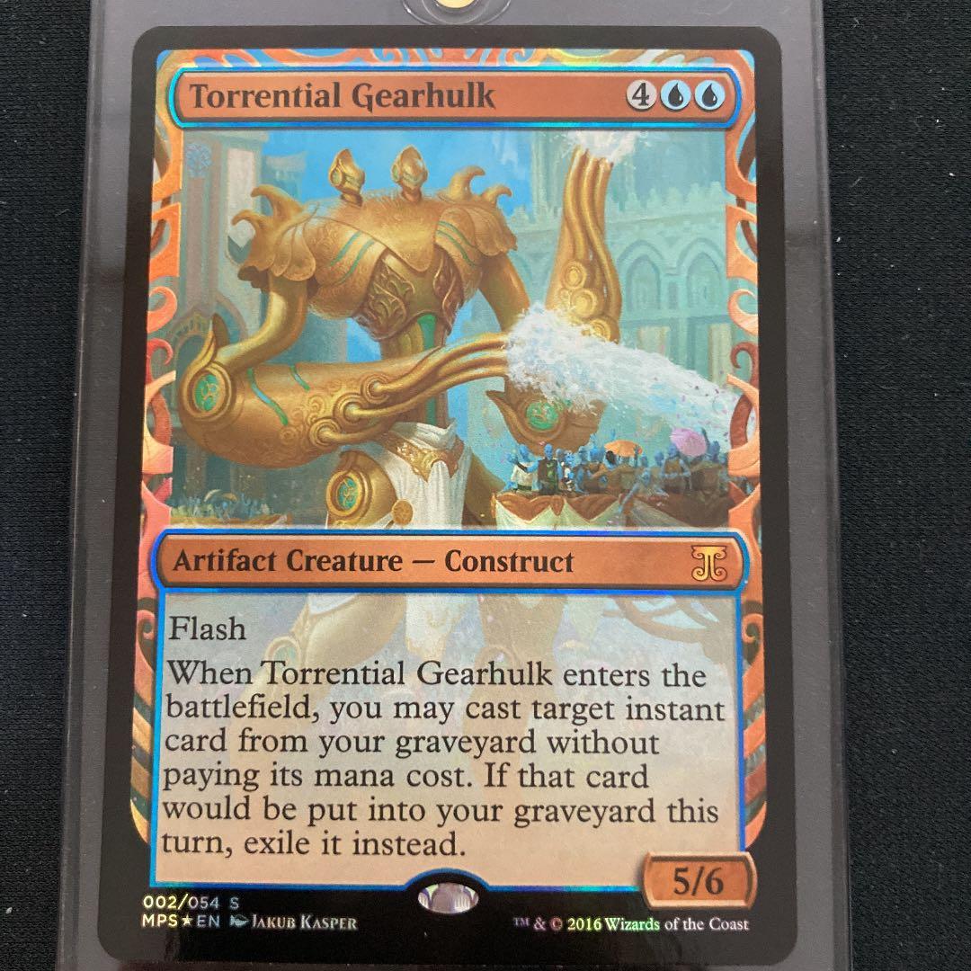 【Foil】《奔流の機械巨人/Torrential Gearhulk》[MPS]