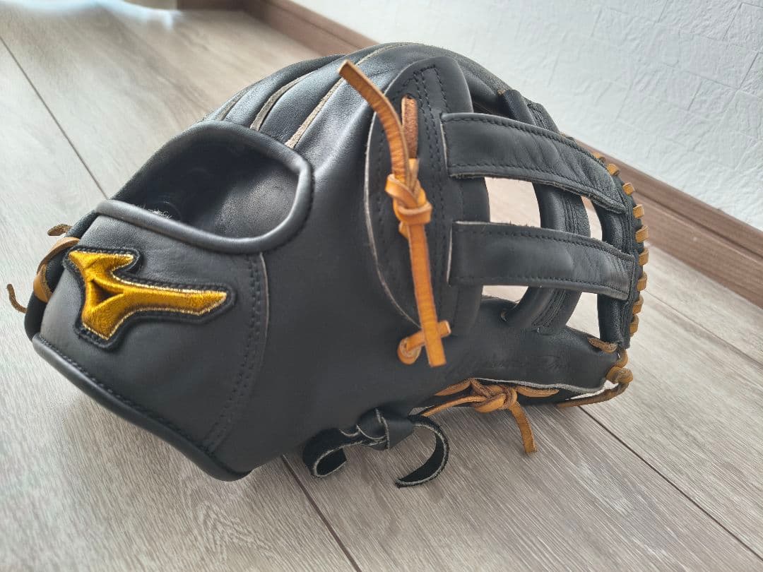 ミズノプロ　軟式　グローブ　黒