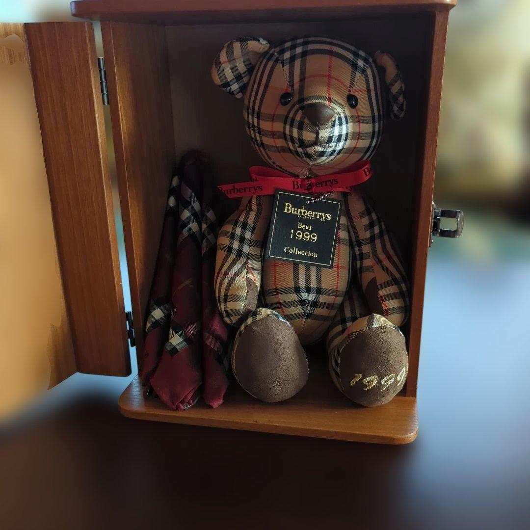 ヴィンテージ　Burberrys Bear 1999 限定コレクション木箱付き