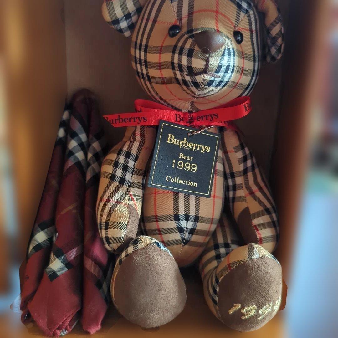ヴィンテージ　Burberrys Bear 1999 限定コレクション木箱付き