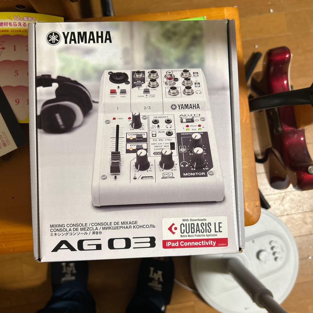 YAMAHA AG03 ミキシングコンソール