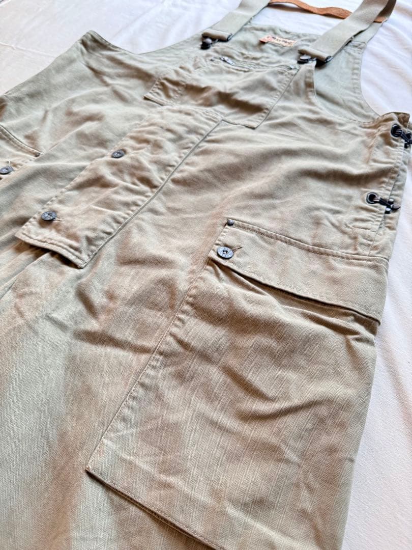 Nigel Cabourn LYBRO オーバーオール　ヘリンボーン　52