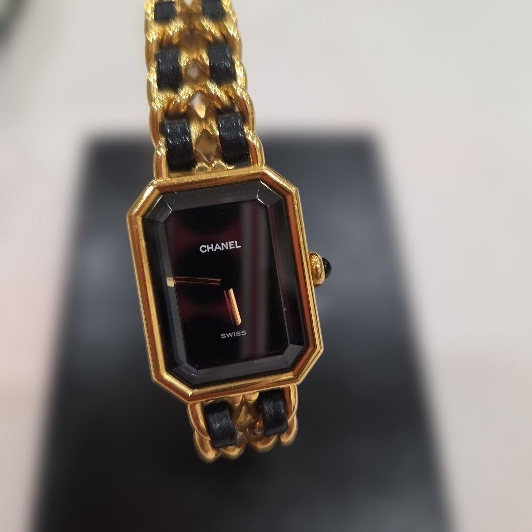 【CHANEL】 シャネルプルミエール　Lサイズ 1980年代製レディース時計