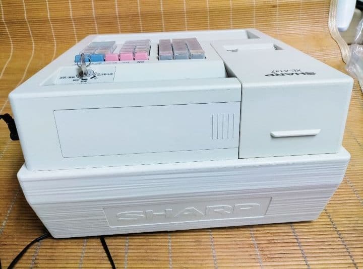 シャープレジスター　XE-A147　PC連携売上管理フル設定無料　111662