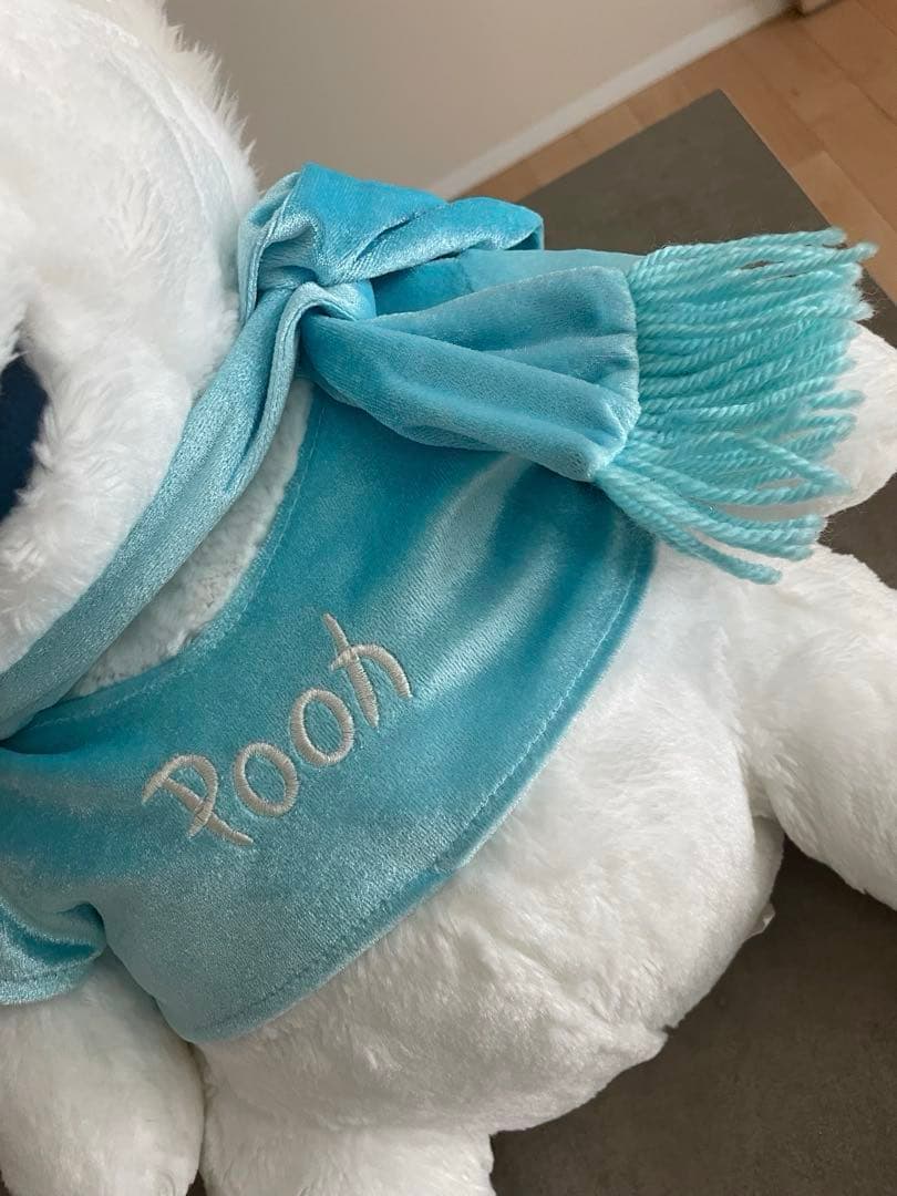 くまのプーさん　ハンドパペット　ホワイトプーさん　腹話術　ぬいぐるみ　ディズニー