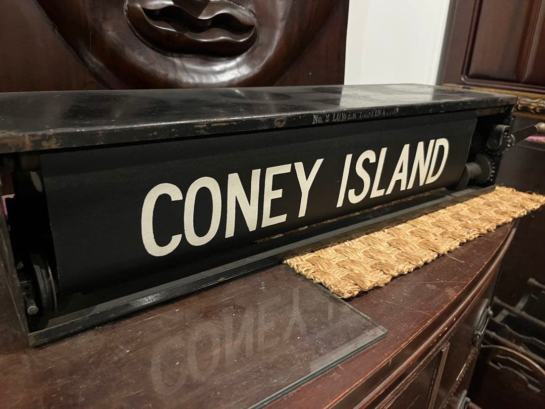 c*m様 アメリカンアンティーク　手動回転式サイン