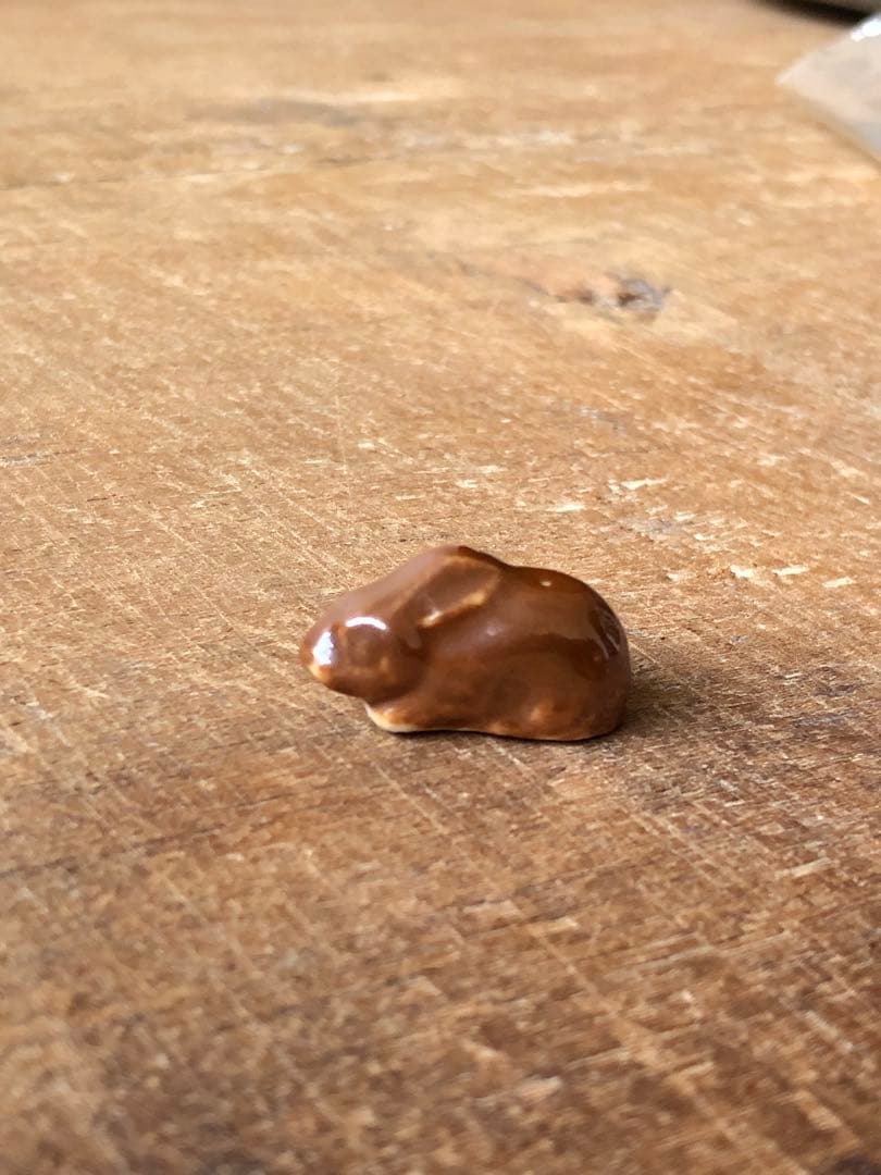 豆人形　戦前のグリコのおまけ　うさぎ