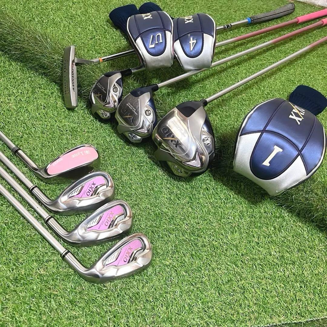 XXIO ODYSSEY バーバリーゴルフ他 レディースゴルフクラブ8本セット