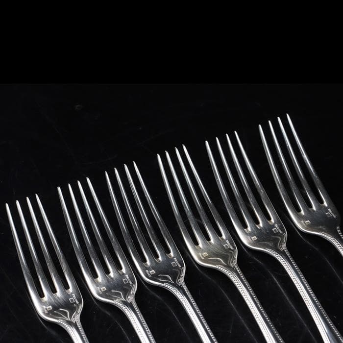 Y2711-3 クリストフル パール シリーズ テーブルフォーク 6本セット