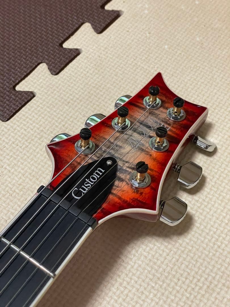 ギター SE Custom 24-08 QuiltCharcoalCherryBurst