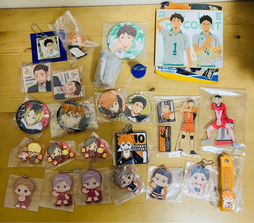 【最終値下げ】ハイキュー影山飛雄 アクリルスタンド、キーホルダー、缶バッジ