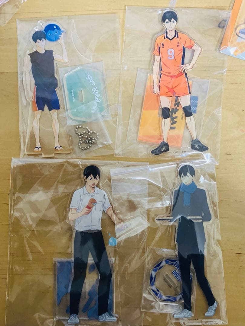 【最終値下げ】ハイキュー影山飛雄 アクリルスタンド、キーホルダー、缶バッジ