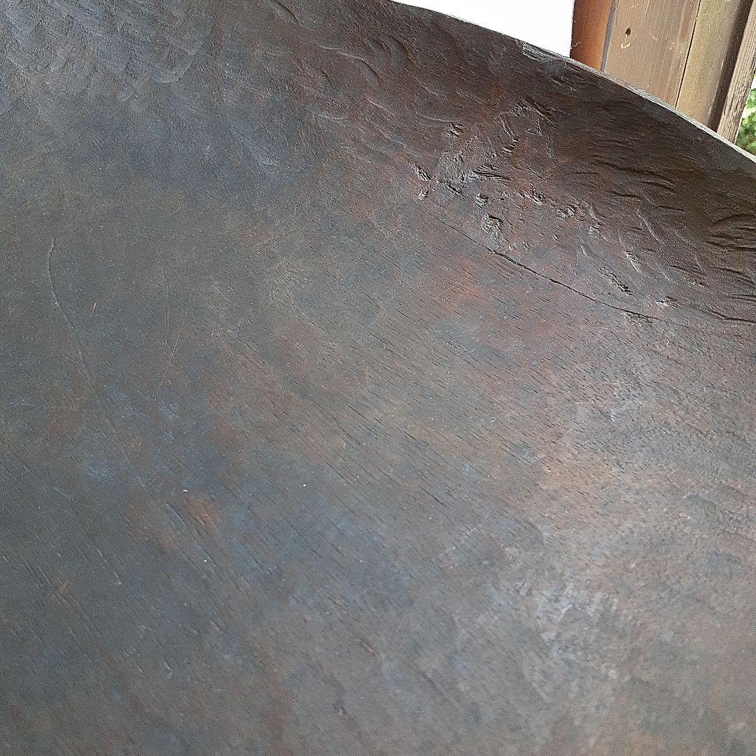 こね鉢　木彫り　くりぬき　　 木製器　古道具　アンティーク