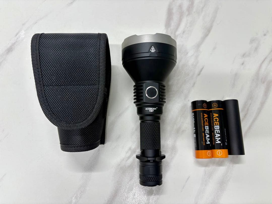 ACEBEAM エースビーム　T27 予備バッテリー付き