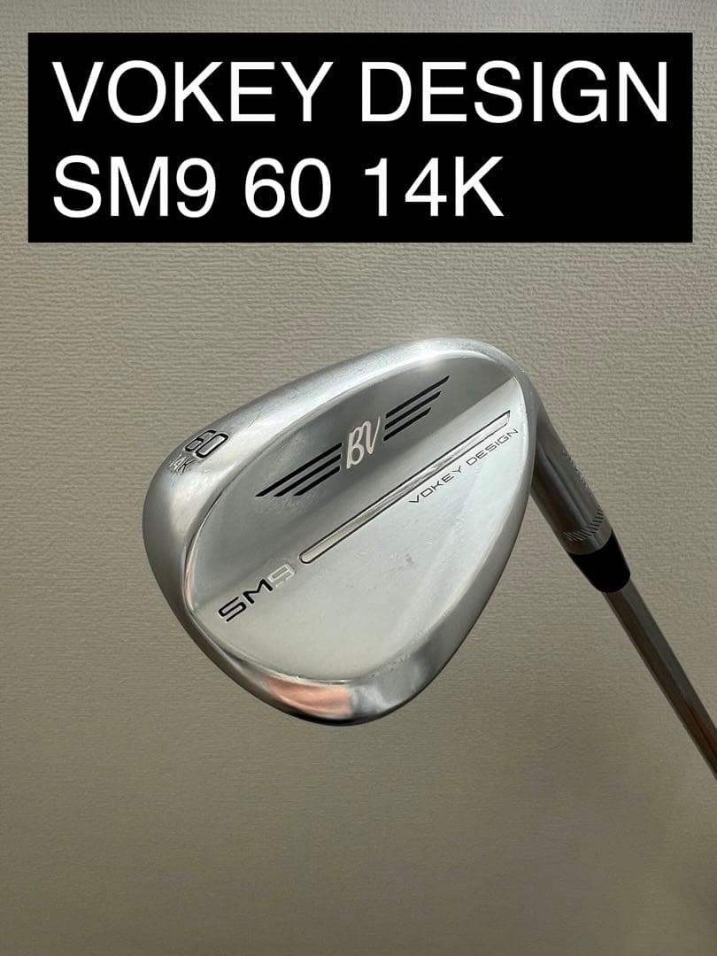 人気 タイトリストSM9 60度 ボーケイウェッジ Kグラインド 希少
