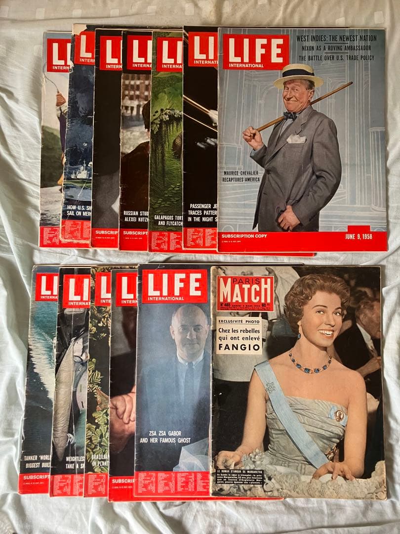 【超希少】サヴィニャック　Mobil ガソリン　オリジナル広告掲載雑誌LIFE