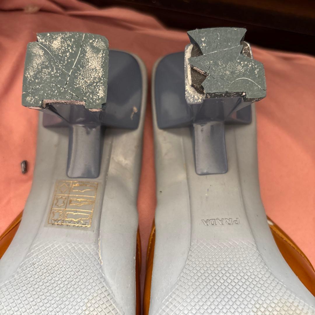 PRADA ⭐️お値下げブラウンレザー ミュール