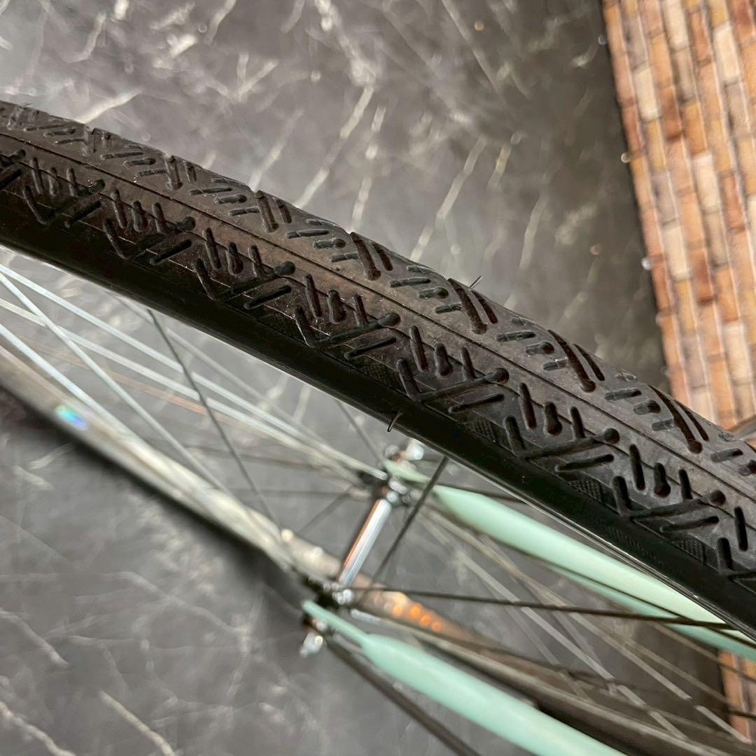 【80】一般車 シティー車 ブリヂストン ミントグリーン 27インチ 変速付き