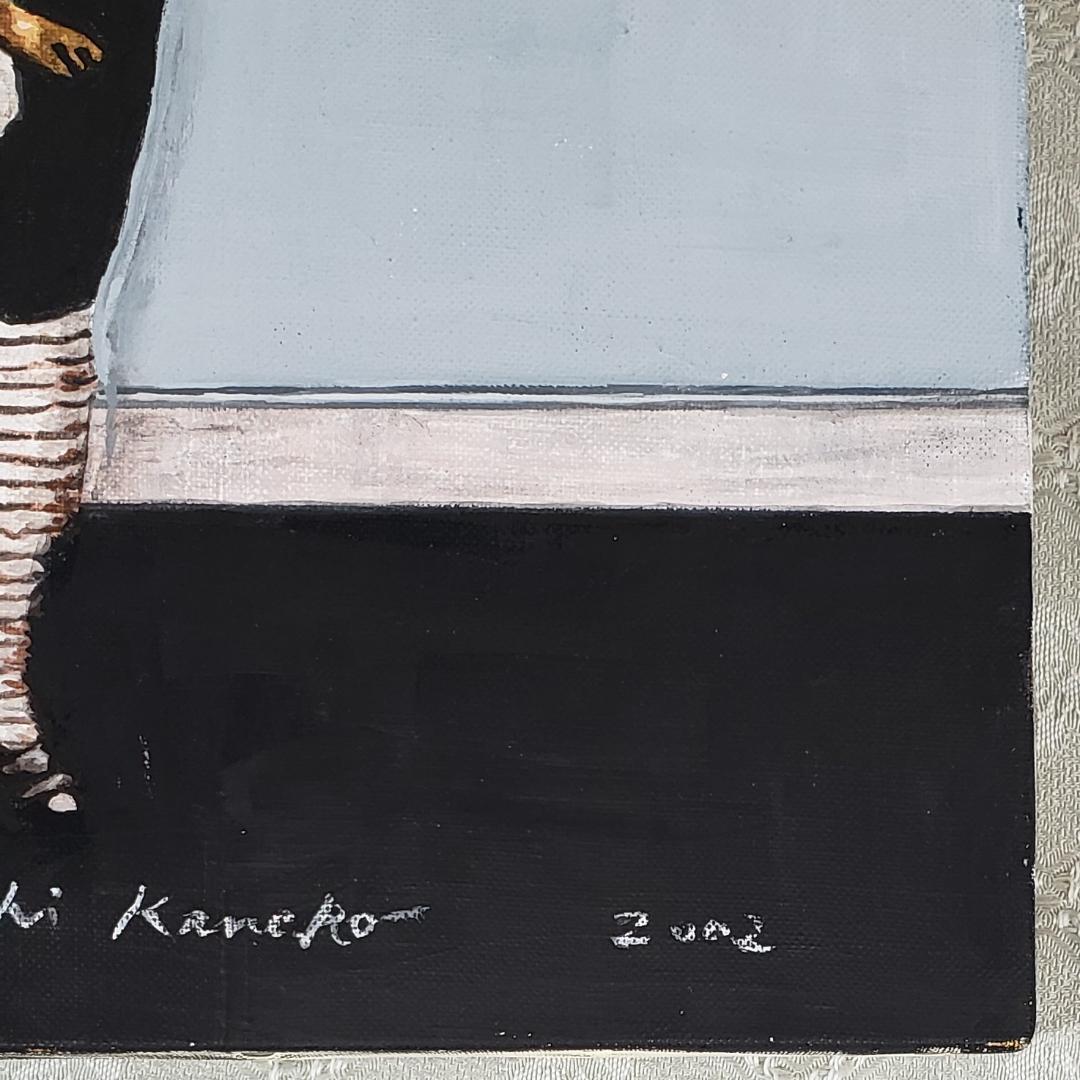 【シンベエ】『猫を抱く少年 Version3』F8 模写◆検） 金子国義