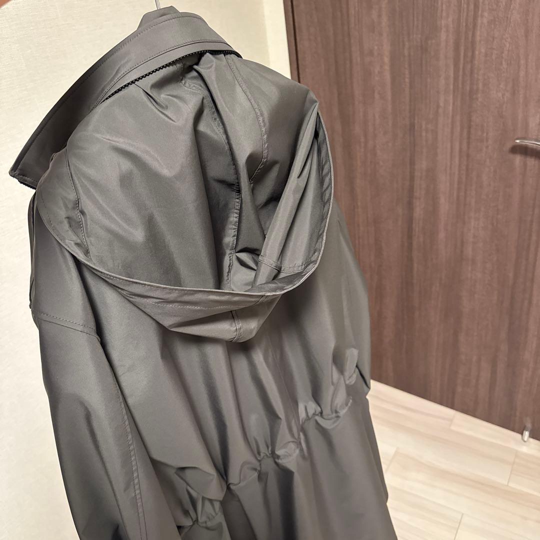 新品タグ付THE RERACS モンスターパーカー　ミドルレングス　36 グレー