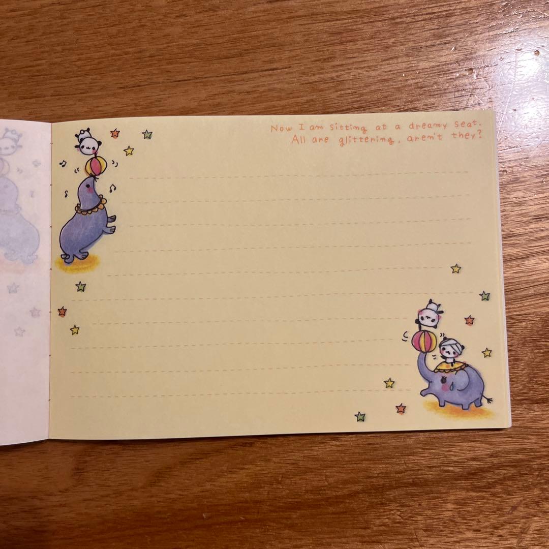 平成レトロ　メモ帳　クーリア　アニマルサーカス　うさぎ　ハムスター　パンダ