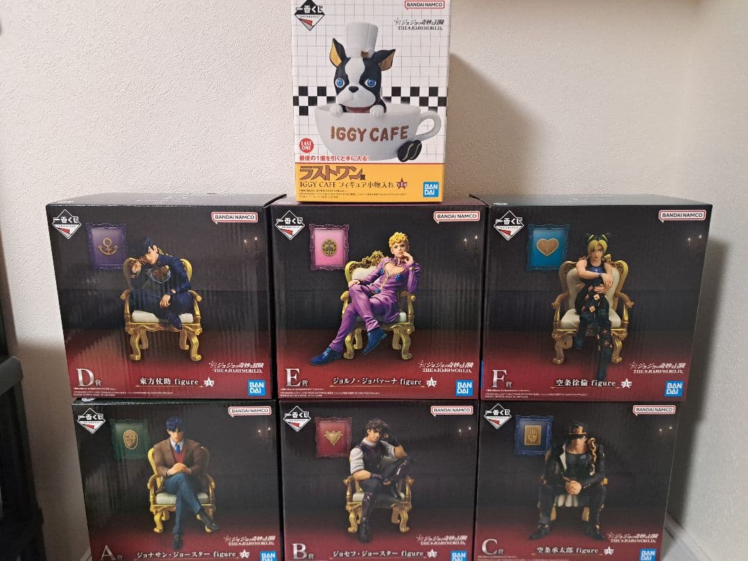 一番くじ ジョジョワールド ジョジョの奇妙な冒険 フィギュアフルコンプリート
