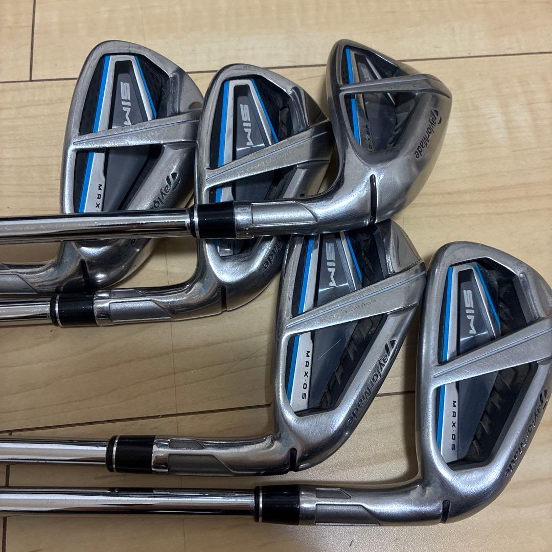 TaylorMade SIM MAX OS アイアンセット 5本セット 即日発送