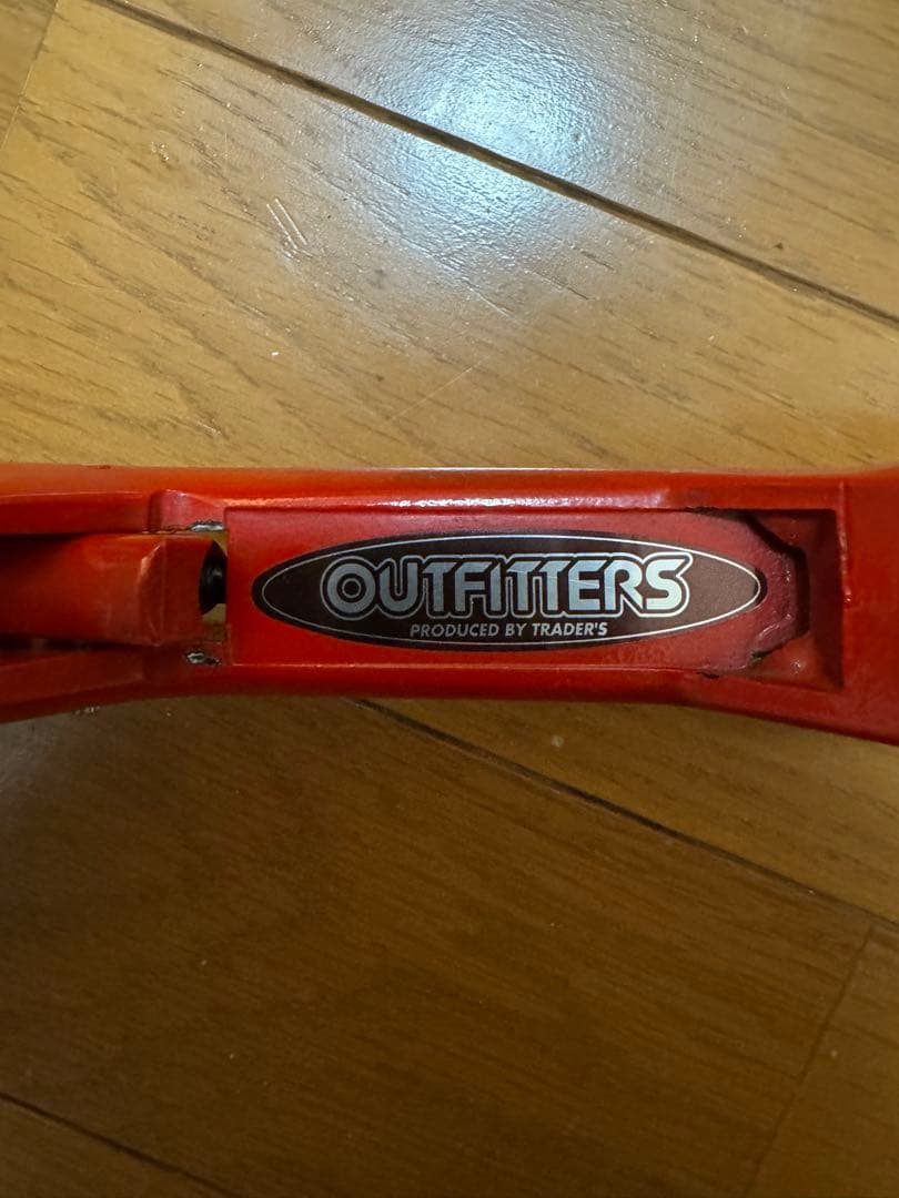 OUTFITTERS フィッシングロッド グリップ 赤