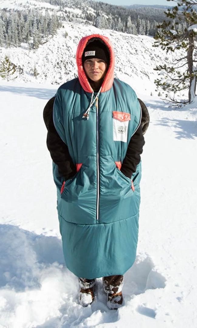 【新品未使用】POLER 着るシェラフ　リバーシブル　Ｌ