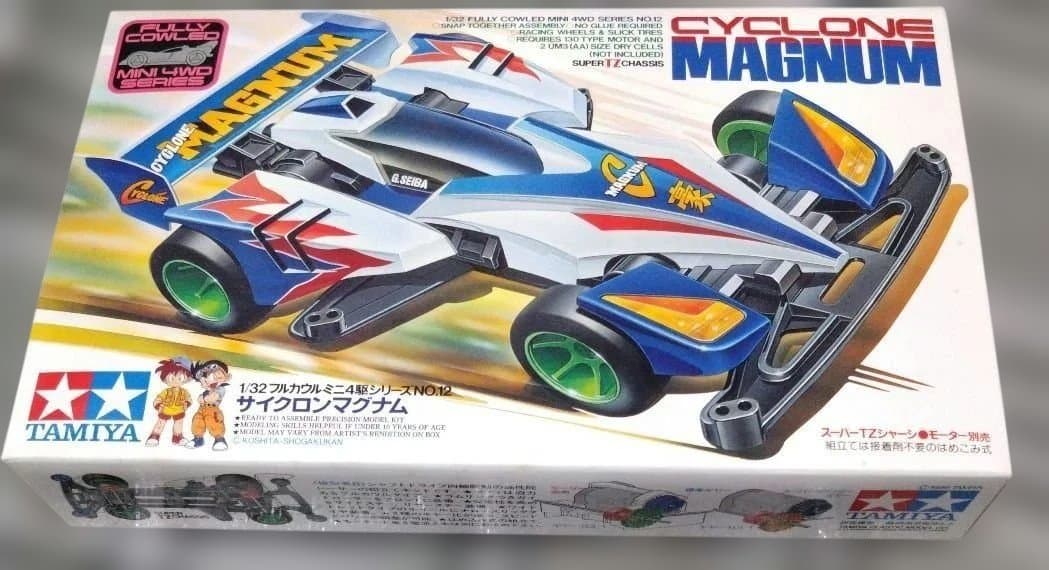 【未組立/当時物】タミヤ サイクロンマグナム ミニ四駆 19412 1996年版