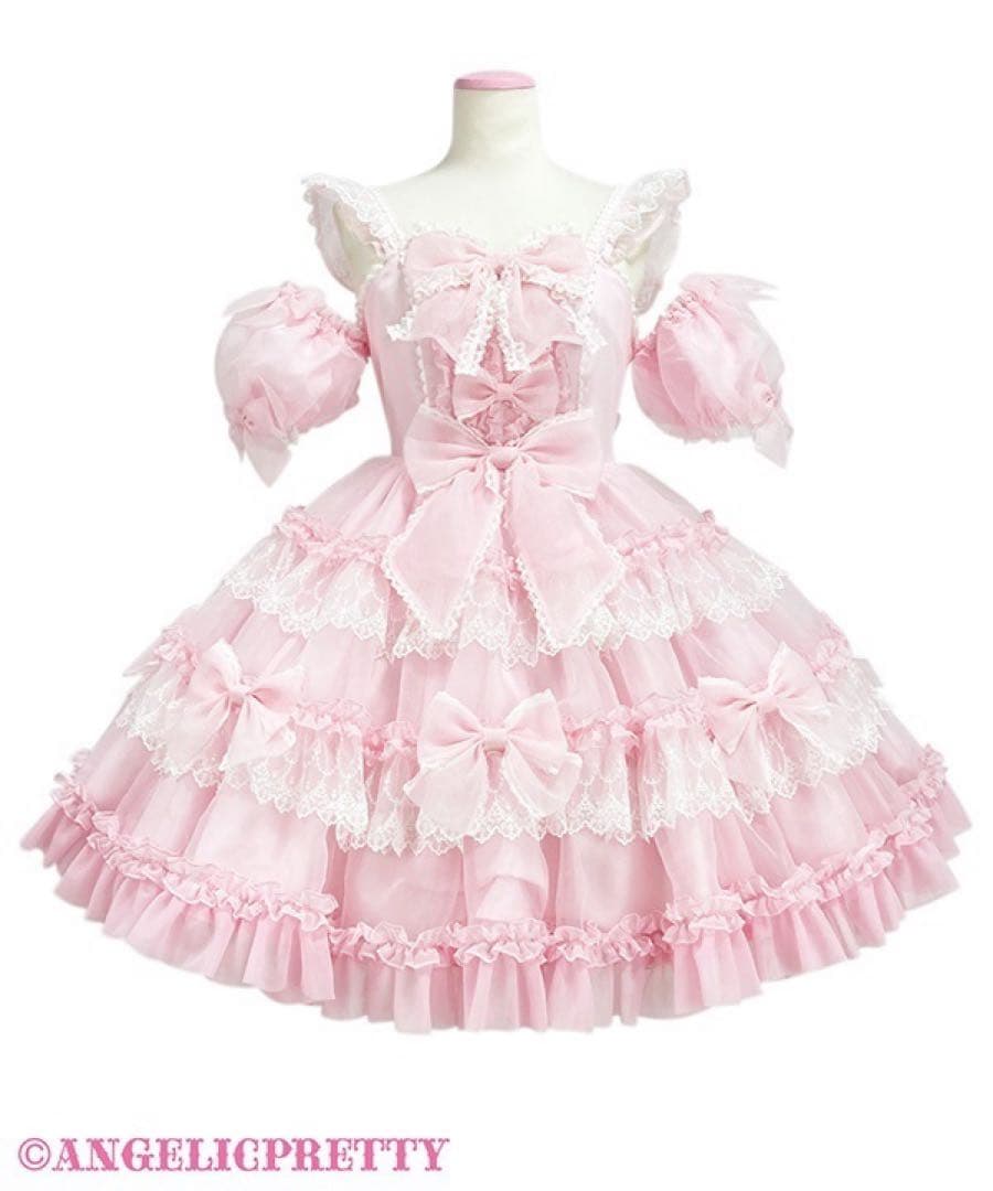 Angelic Pretty ふわふわRibbon Doll Dress セット