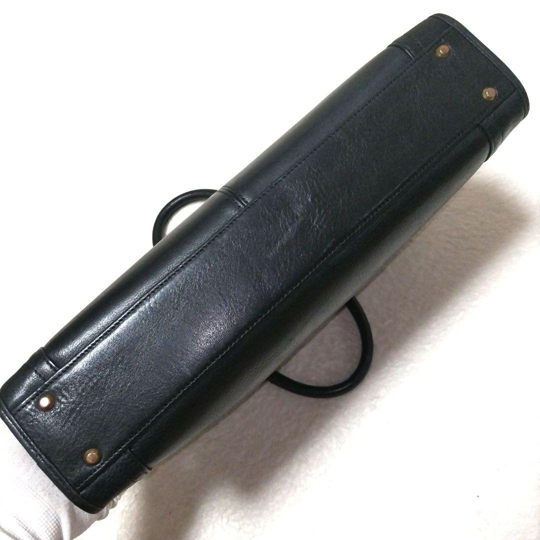 【美品】FUJITAKA フジタカ ゴールド金具 本革 ビジネス ブリーフケース